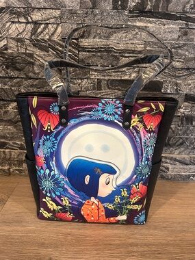 NWT Loungefly Coraline Garden Glow in the Dark Tote Bag